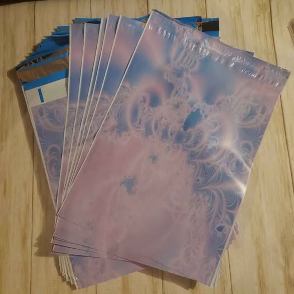 Colorful Poly Mailers Size 10x13 Glow With Me Theme (Pack of 20)